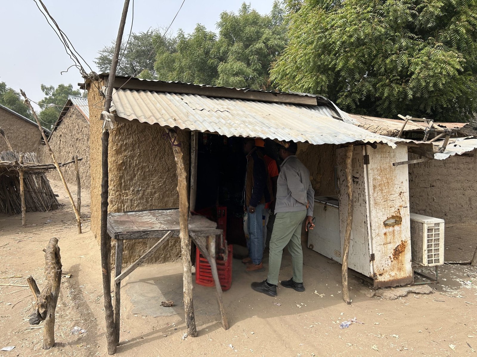 Front view of Auwalu’s shop before the ESTRRA Project intervention.